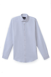 White Full Sleeve Linen Shirt