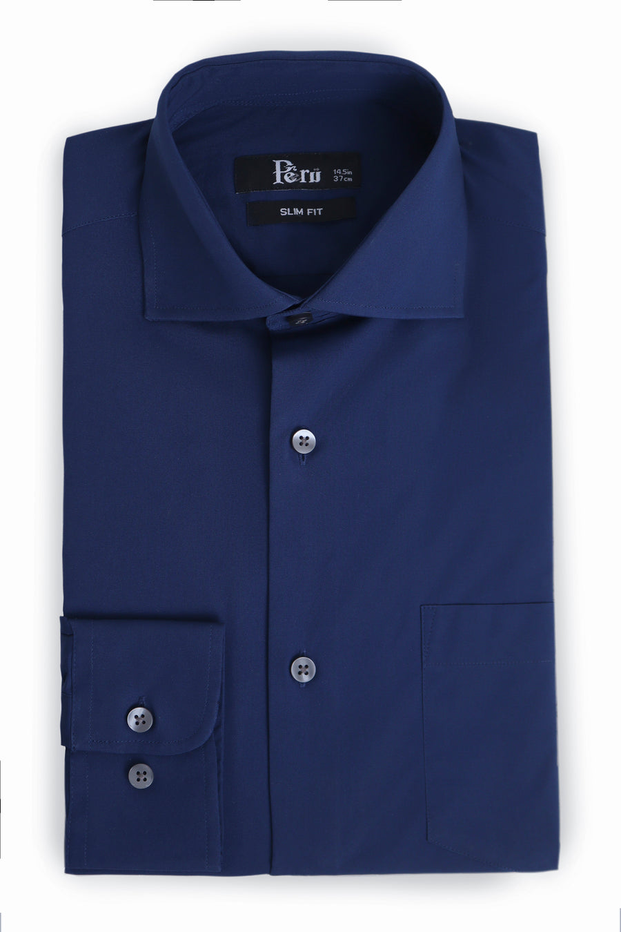 Navy Blue Slim Fit Formal Shirt