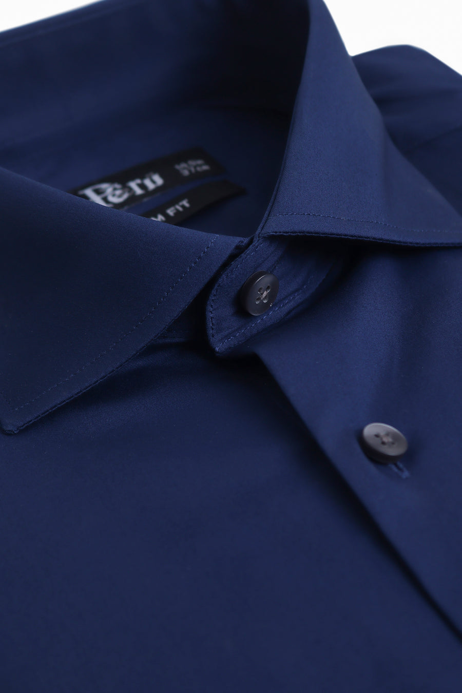 Navy Blue Slim Fit Formal Shirt