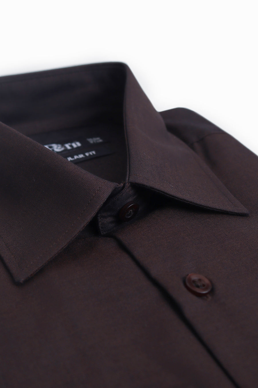 Dark Brown Formal Dress Shirt