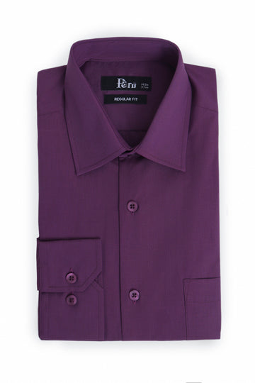 Purple Formal Dress Shirt