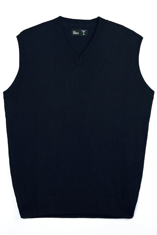 Black Sleeveless Sweater