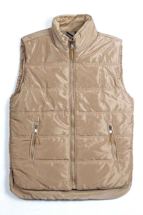 Nylon Puffer Gilet - Skin
