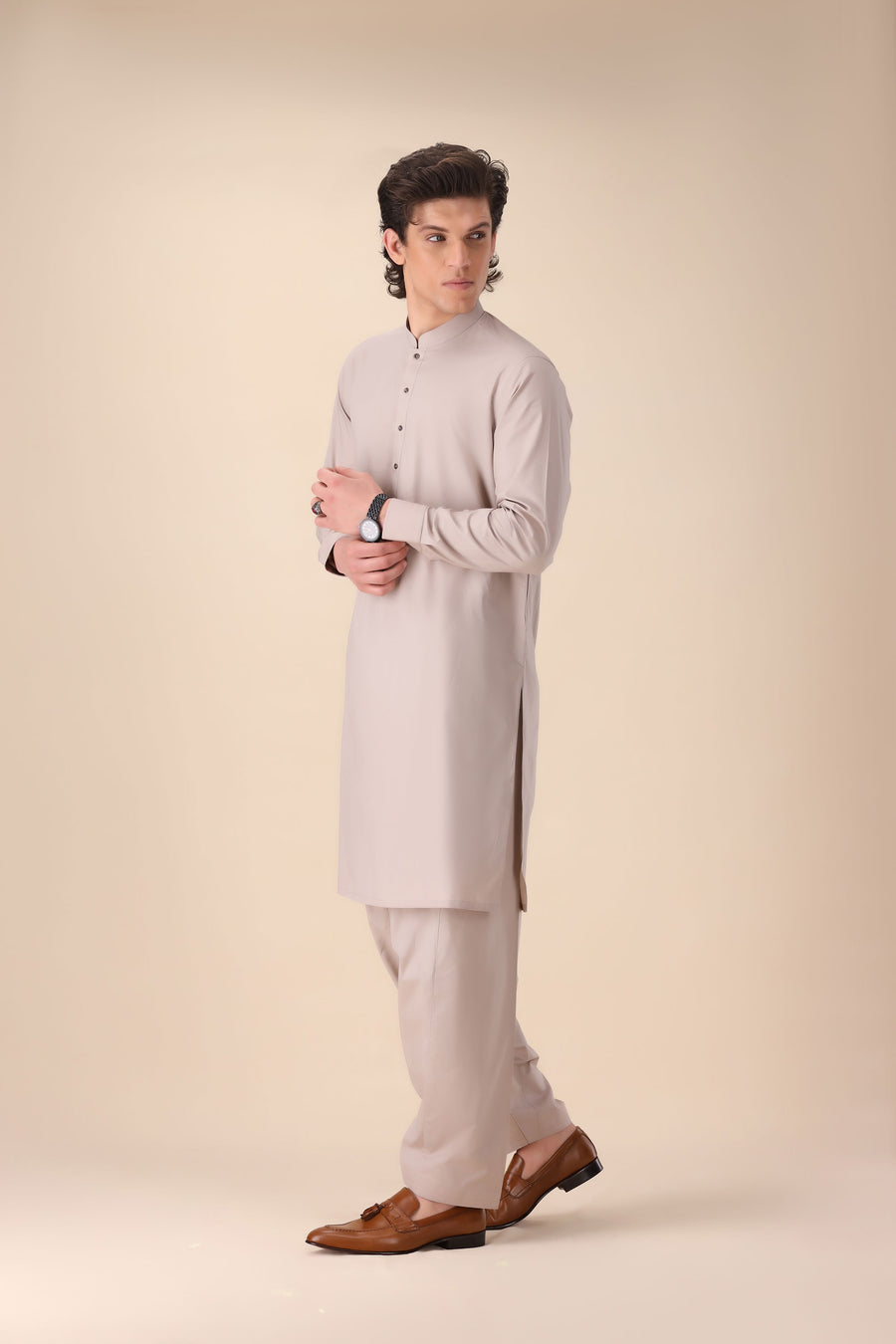 Classic Tea Pink Regular Fit Shalwar Kameez