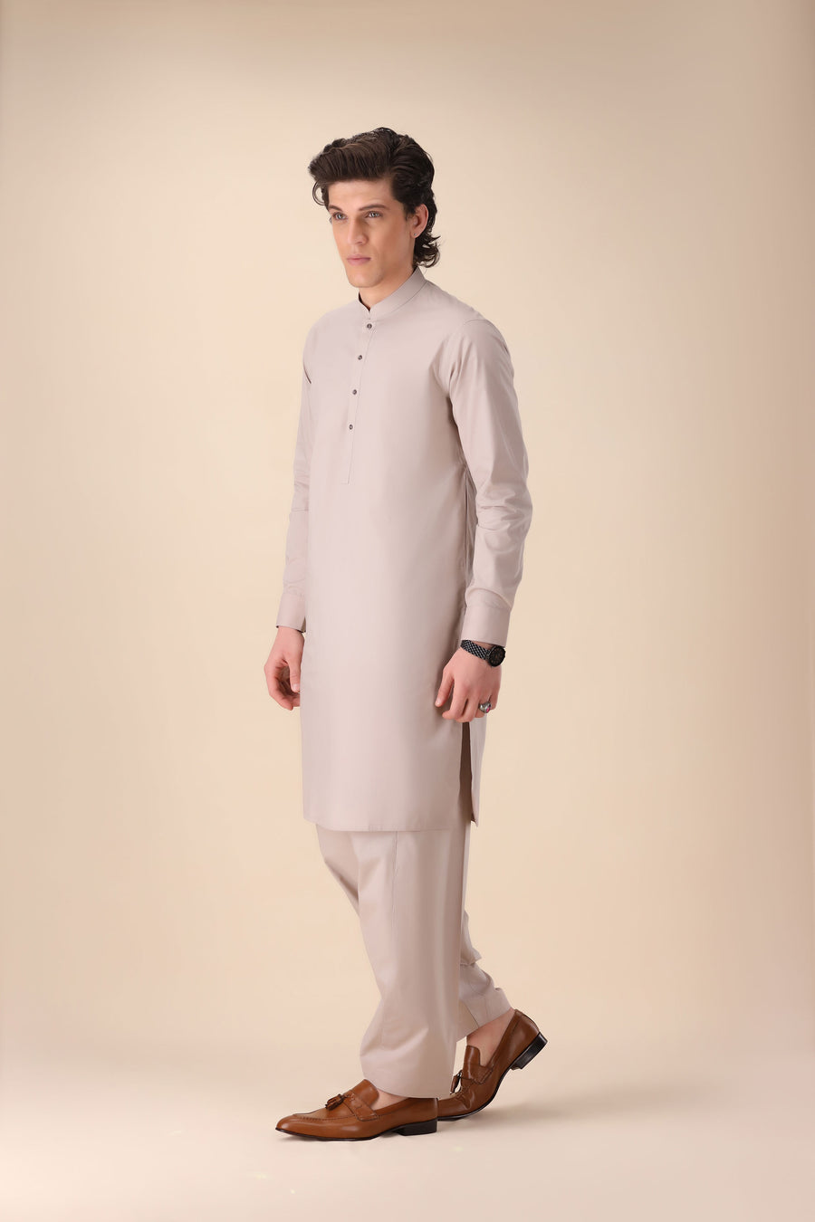 Classic Tea Pink Regular Fit Shalwar Kameez