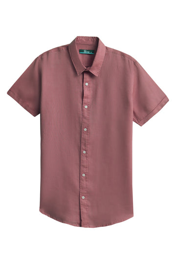 Tea Pink Pure Linen Shirt