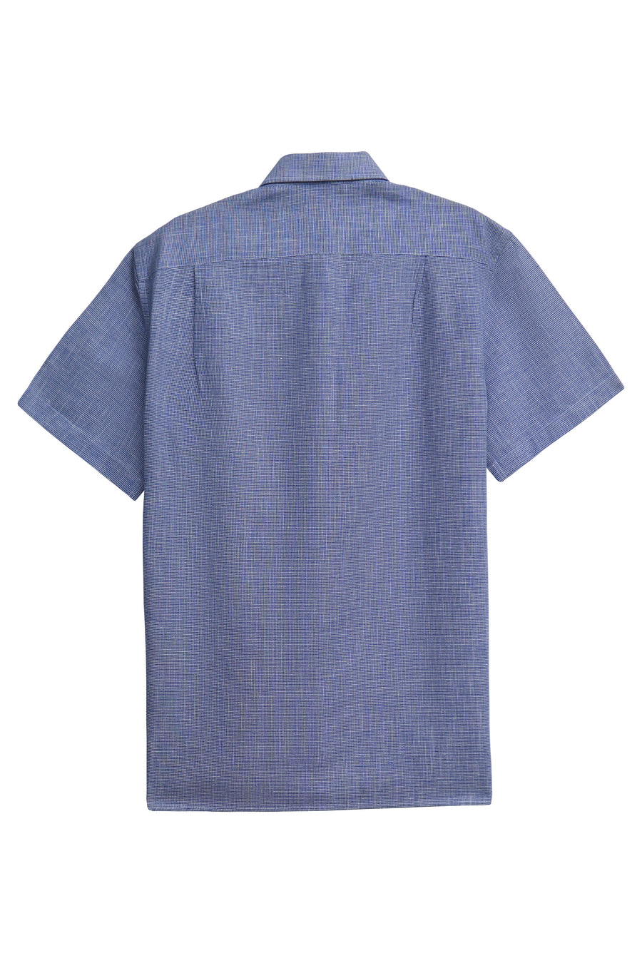 Blue Cotton Linen Shirt