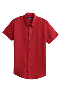 Royal Red Linen Shirt