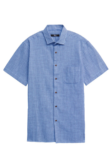Sky Blue Cotton Linen Shirt