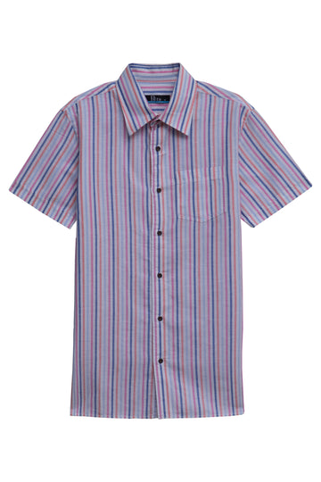 Multi Stripe Linen Blend Shirt