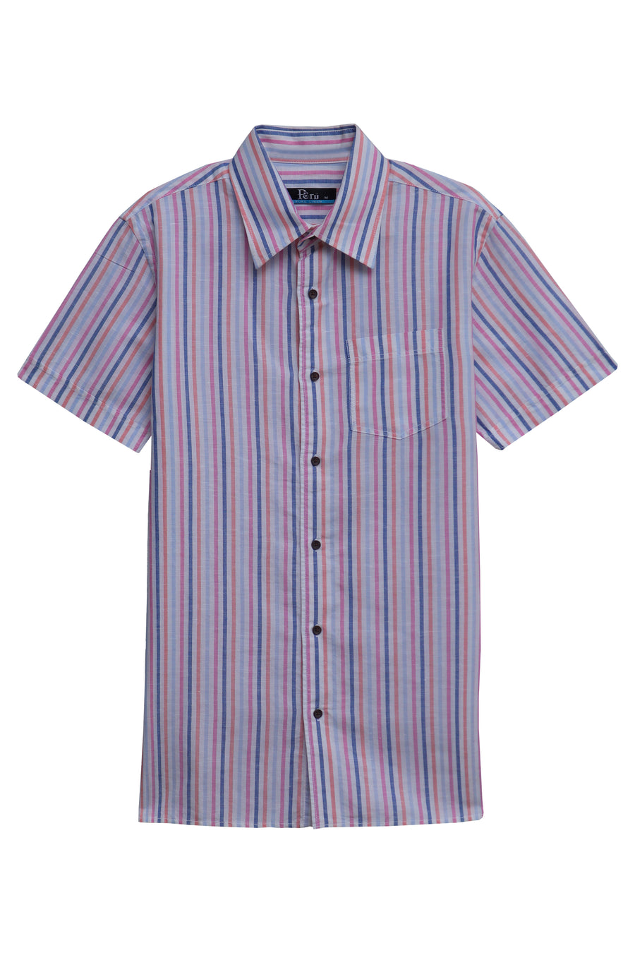 Multi Stripe Linen Blend Shirt