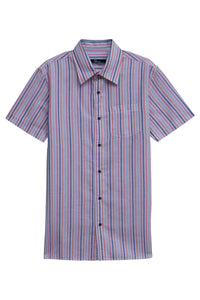 Multi Stripe Linen Blend Shirt