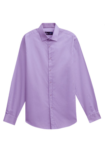Light Purple Dotted Casual Shirt
