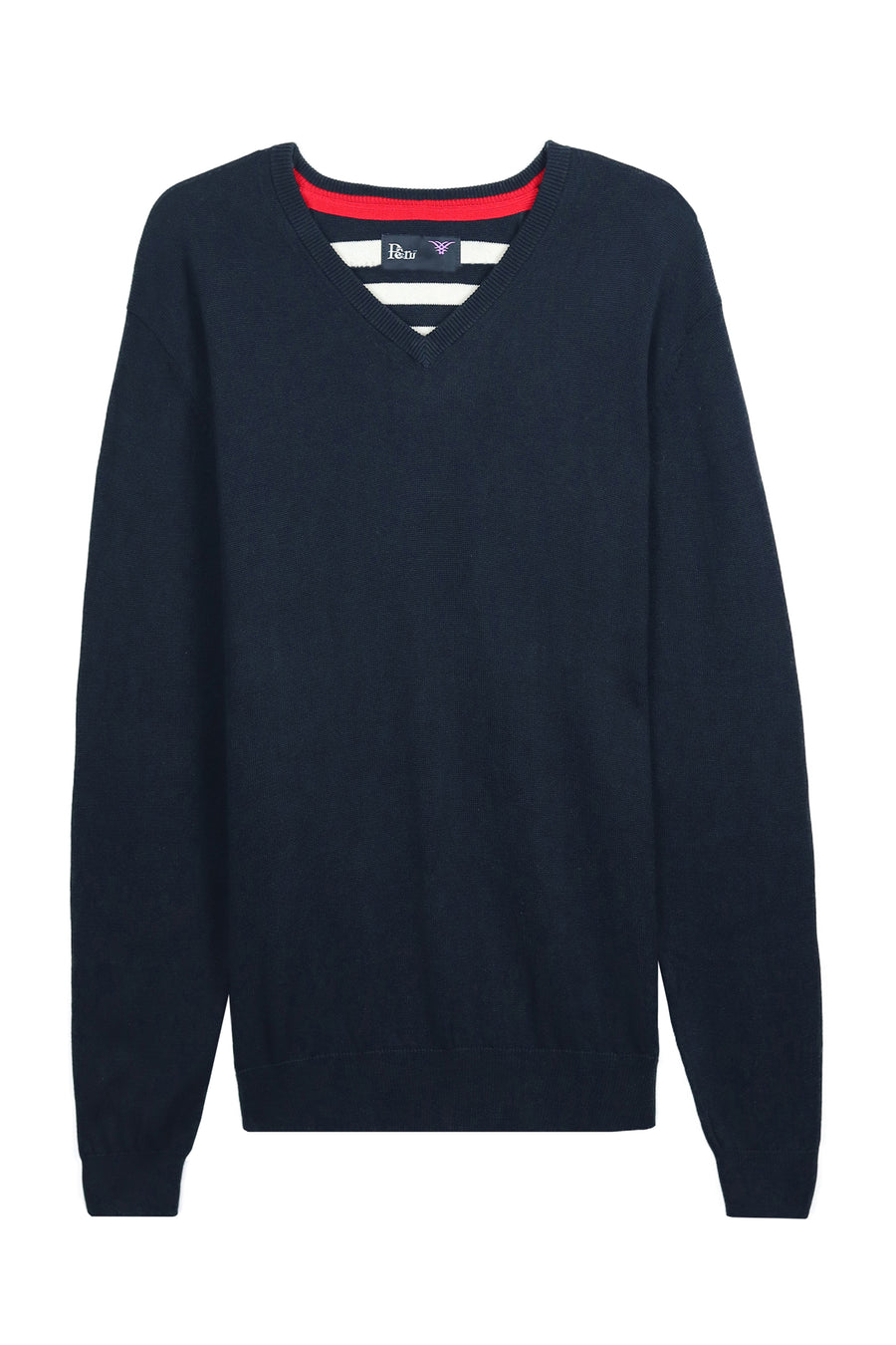 Black V Neck Full Sleeve Sweater