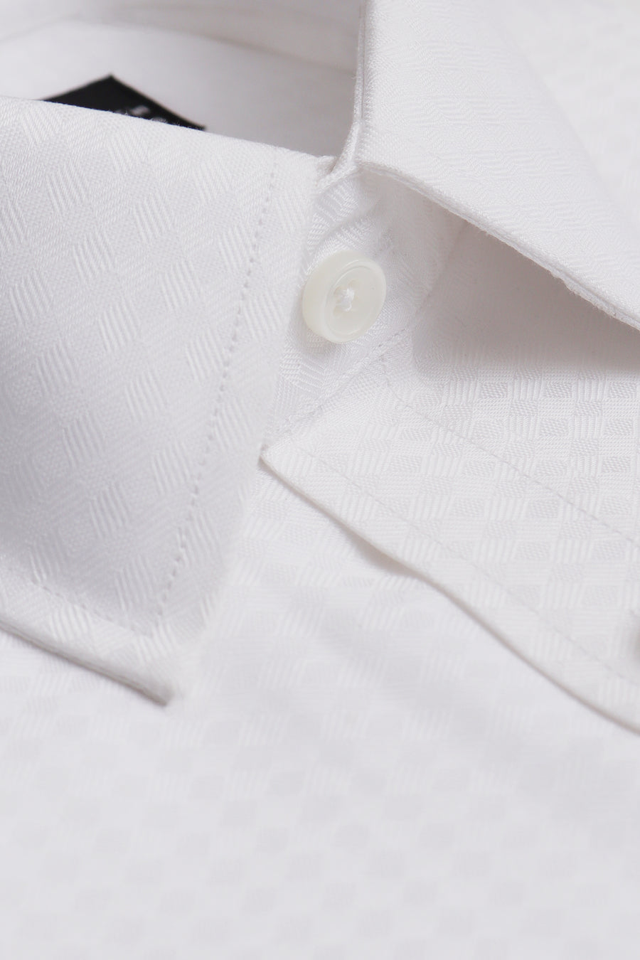 White Self Formal Shirt - Luxury Soft Finish