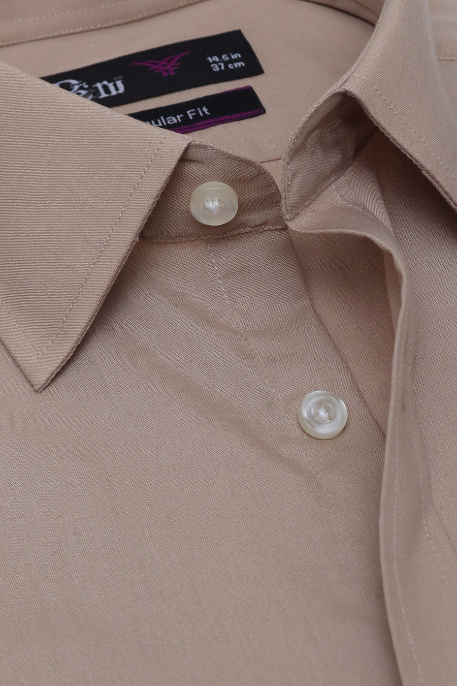 Beige Formal Dress Shirt