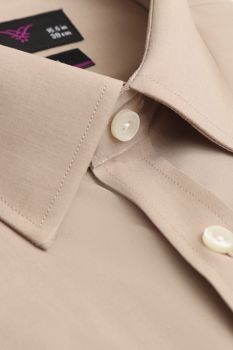 Beige Regular Fit Dress Shirt – Soft Luxury Finish