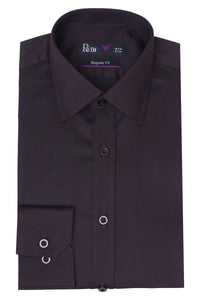 Dark Brown Formal Dress Shirt