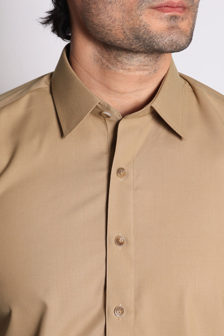 Khaki Self Shalwar Kameez