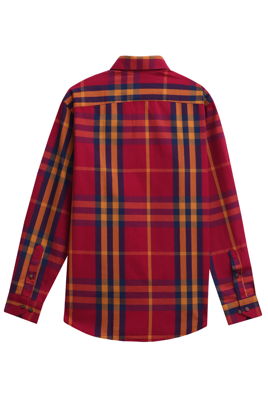 Classic Red Check Button Down Shirt