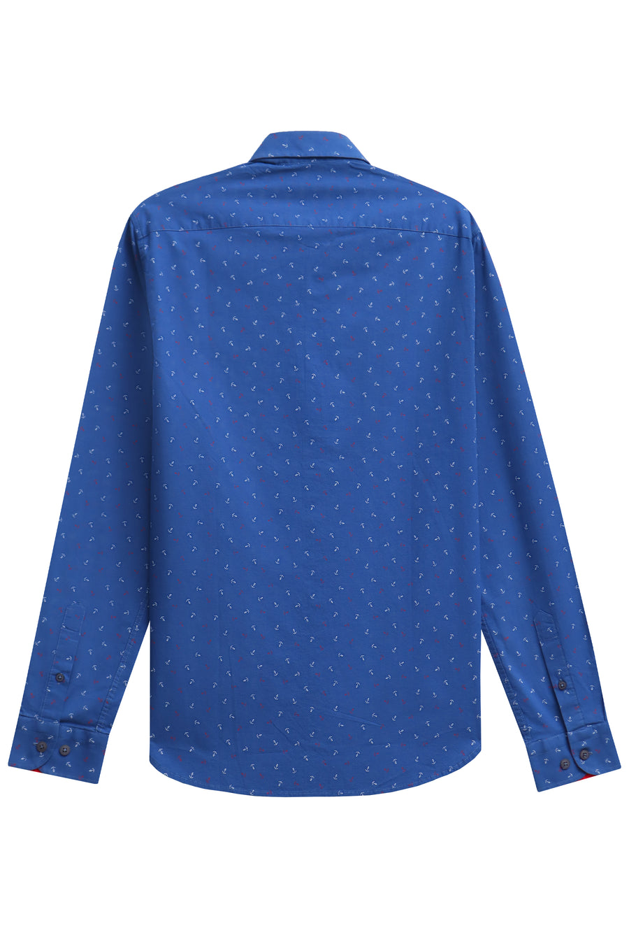 Blue Button Down Casual Shirt