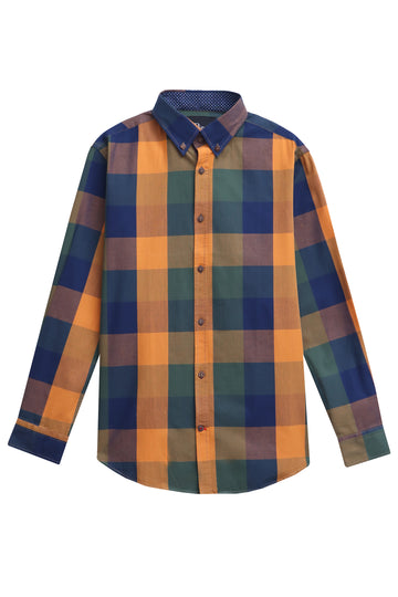 Classic Check Button Down Shirt