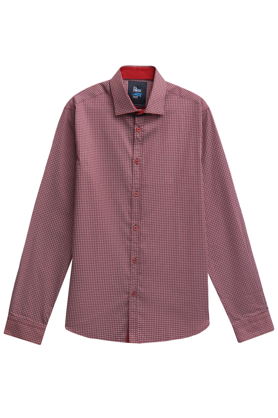 Micro Print Casual Shirt